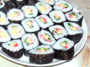 黄赤緑のちょっと大人の太巻き