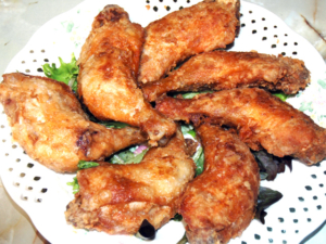 スパイス効いたケンタ風フライドチキン