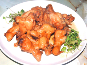 圧力鍋で手羽元の醤油煮