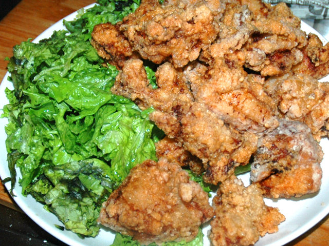 山賊焼き風鶏モモのジューシーザンギ