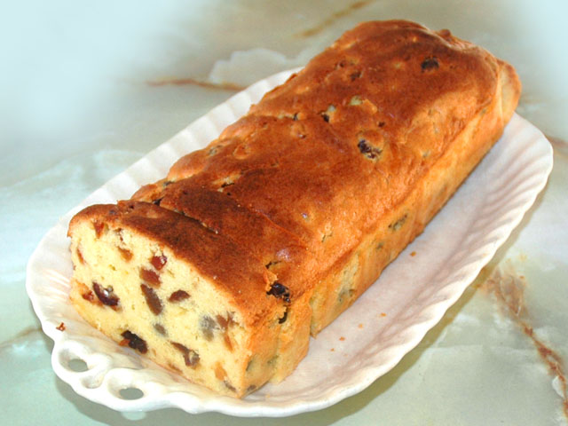 フルーツパウンドケーキ