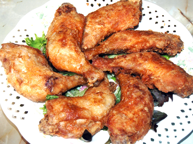 スパイス効いたケンタ風フライドチキン