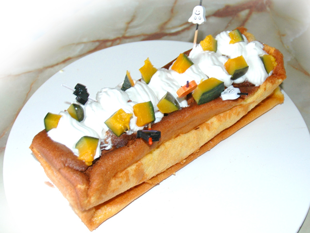 南瓜の生タイプシフォンケーキ