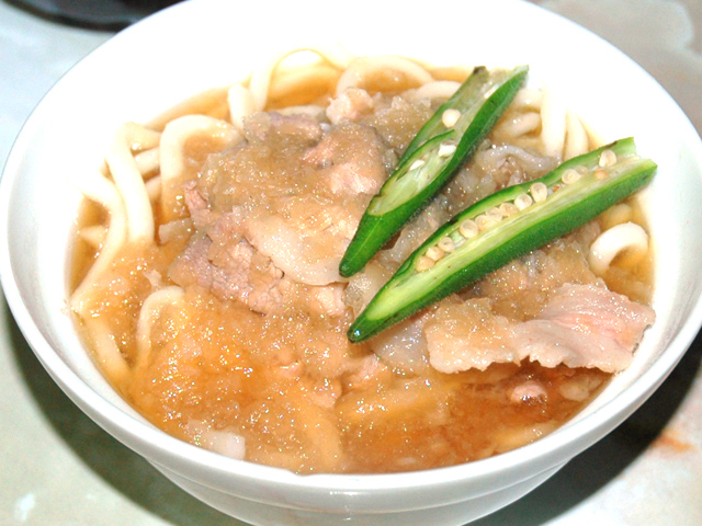 豚こまと大根のみぞれうどん
