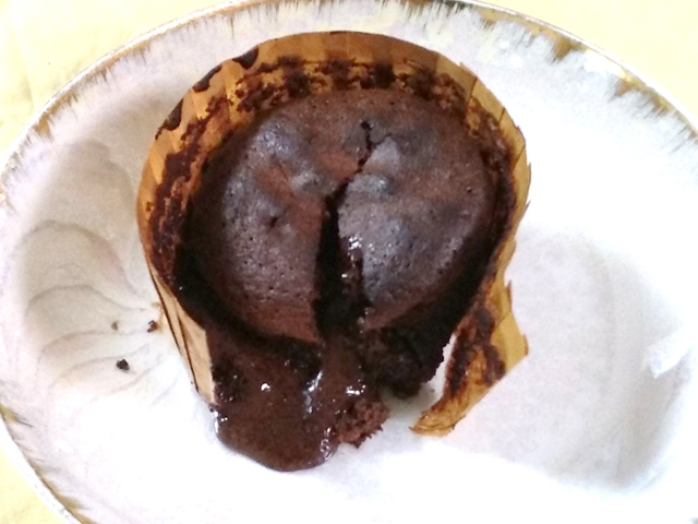 とろーり溶け出すフォンダンショコラ