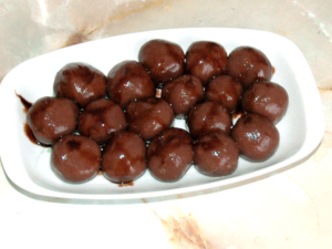 和洋折衷の和菓子！ココア団子