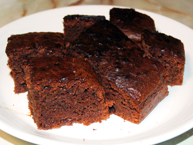 ちょっと大人のチョコブラウニー