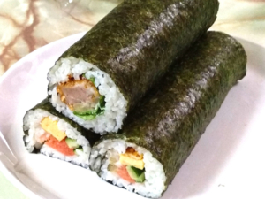 たらこと卵焼きの簡単恵方巻