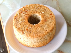 紅茶とオレンジピールのシフォン