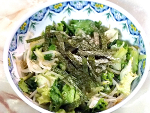 レタスのチョレギ風サラダ