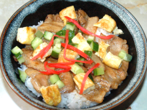 豚バラのバラチラシ風