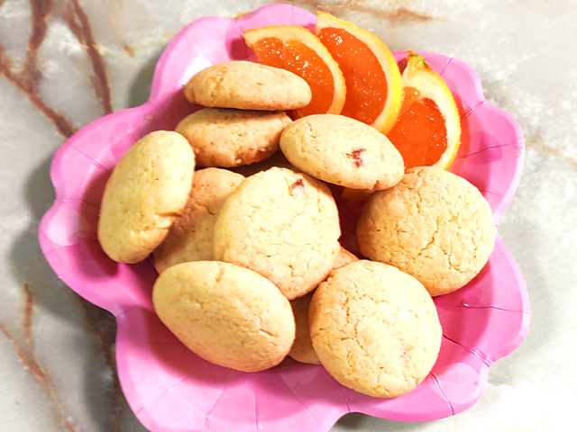オレンジたっぷりオイルクッキー