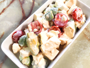 アボカドと豆腐・トマトのサラダ