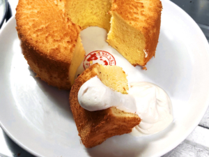 上新粉で作るミルクシフォン