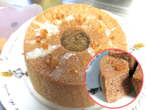 上新粉で作る紅茶の香りシフォン