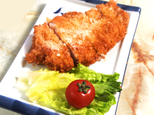 豚ロース肉の粉チーズまぶし揚げ