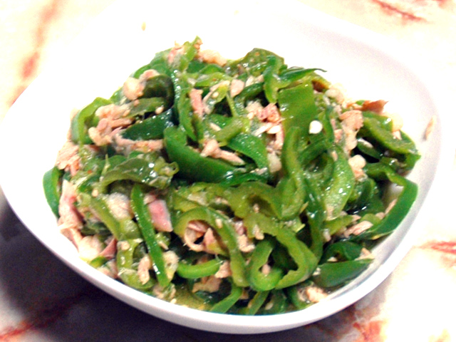 我が家流・無限ピーマン