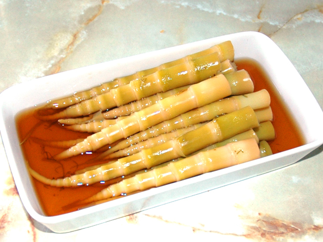 笹竹(姫竹)の簡単含め煮