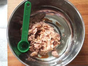 そら豆とツナの姿焼き