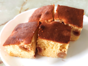 さくらんぼが美味しくなる?チェリーのスクエアケーキ