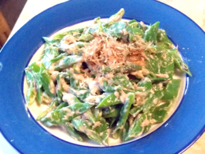 大量消費メニュー！いんげんのツナマヨ炒め