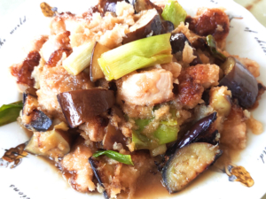 おろしでさっぱり！鶏モモとナスのみぞれ和え