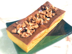 南瓜のナッツ乗せパウンドケーキ