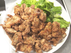 のり塩のポテチ風から揚げ