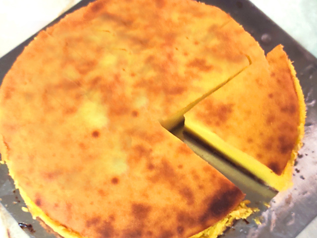 ミキサーで簡単！南瓜とヨーグルトのヘルシーケーキ