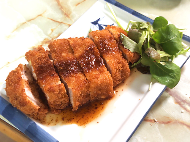 ちょい足しアレンジ！豚ロースのソーストンカツ