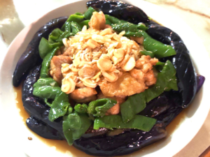 鶏モモの甘酢ネギソース仕立て