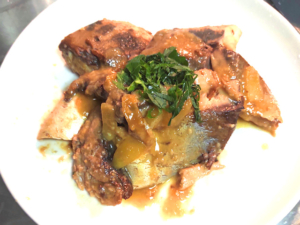 ブリのシンプルな味噌煮