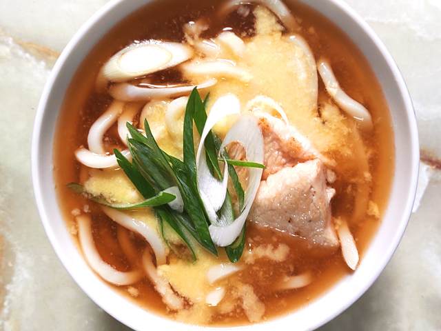 卵あんかけ風のシンプルなうどん