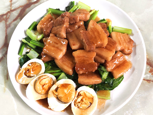 ワンパンで！豚バラの中華風甘酢仕立て