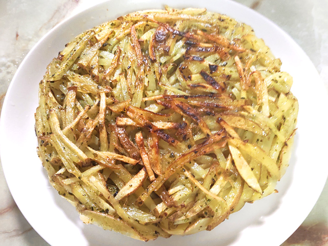 ポテトののり塩ガレット