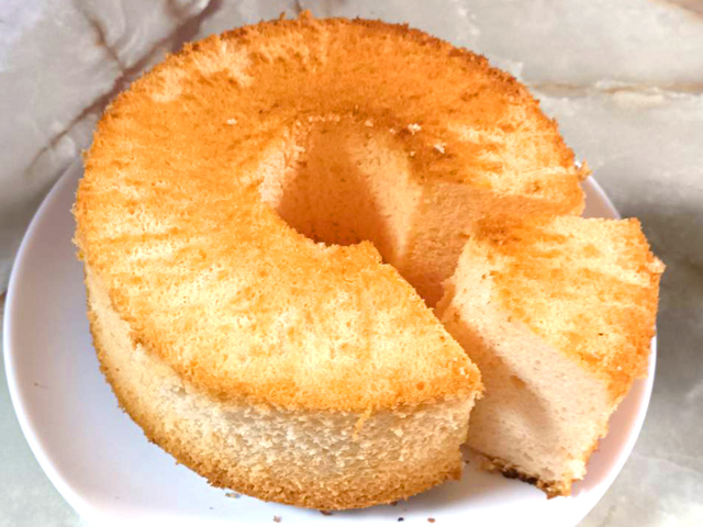 ラズベリーパウダーで！ちょっとフルーティシフォン