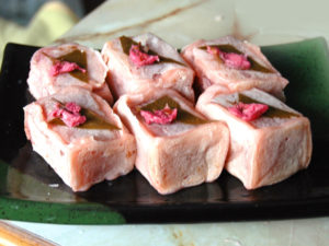 春色ピンクのきんつば！桜餡の簡単きんつば