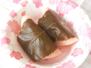 フライパンで作る、簡単桜餅