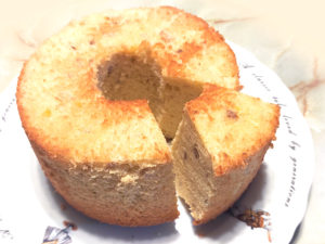 フルーティに！オレンジとバナナのしっとりシフォン