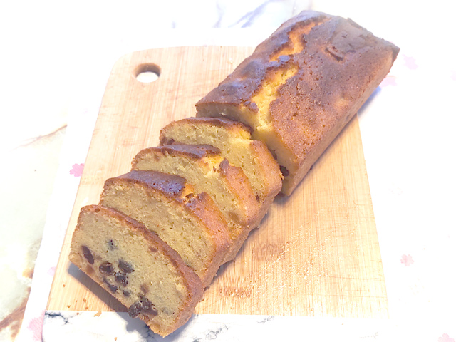 グルテンフリー！米粉とドライフルーツパウンド