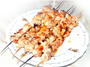 魚焼きグリルで！タレ付き焼き鳥で居酒屋気分