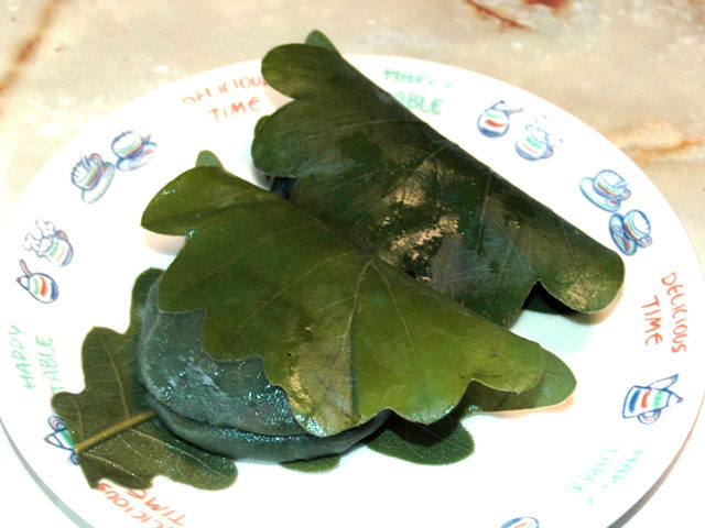 子供の日に！柔らかい柏餅の蓬バージョン