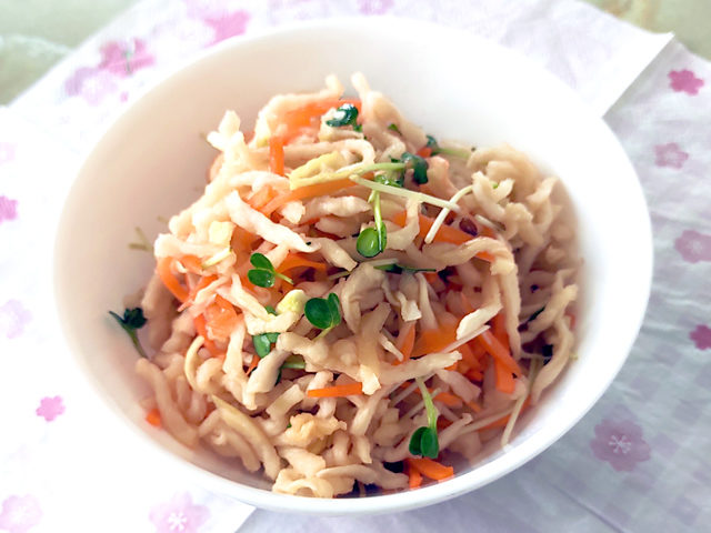 切り干し大根が余ったら？切り干し大根と人参サラダ