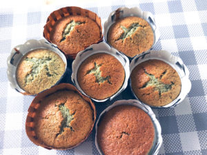 グルテンフリー！蓬の素朴なマフィン