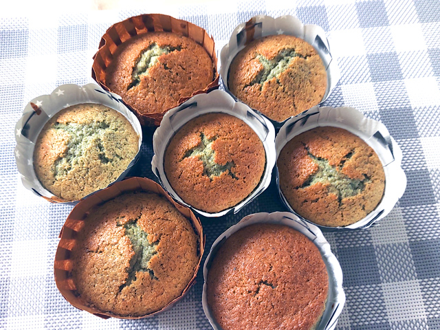 グルテンフリー！蓬の素朴なマフィン