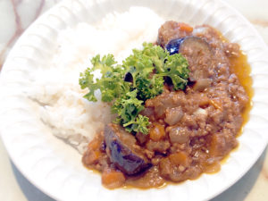 アジアン風？ひき肉とココナツミルクのカレー