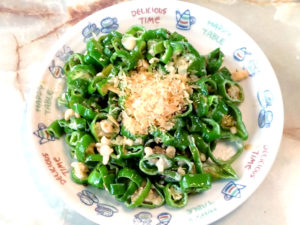 ししとうの大量消費メニュー！ししとうの天マヨ和え