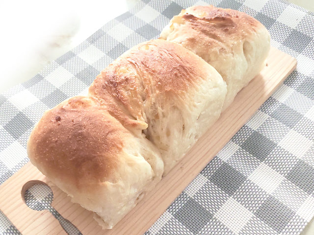 レモンが香る？レモンピール入りのミニ食パン