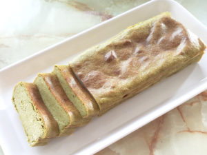 豆腐でヘルシー？チーズケーキ風の抹茶ういろう仕立て