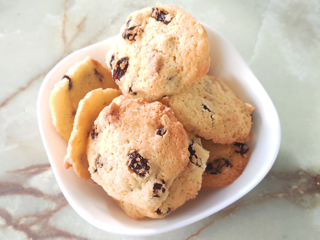 ちょっと大人の…ラム酒入りレーズンクッキー